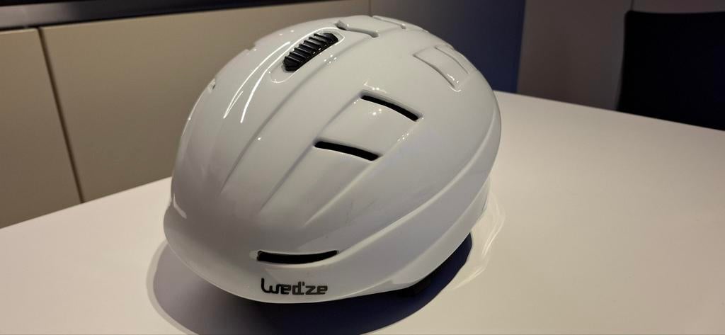 Witte dames skihelm Wedze, Sport en Fitness, Ophalen