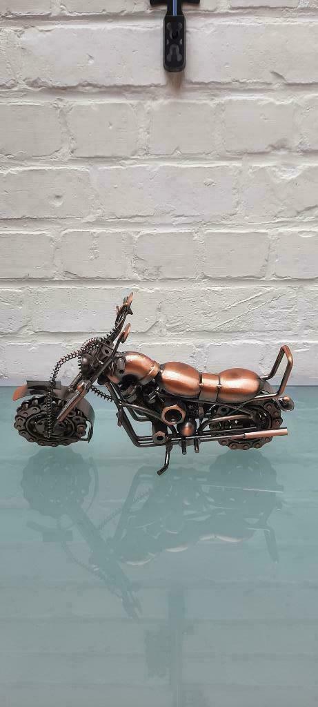 Decoratie miniatuur motor - ijzer  model, Motoren, Ophalen of Verzenden, Nieuw