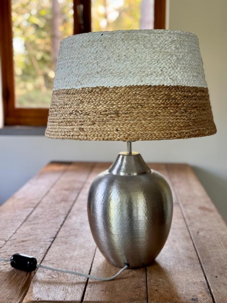 Schemerlamp, 50 tot 75 cm, Zo goed als nieuw, Metaal, Ophalen