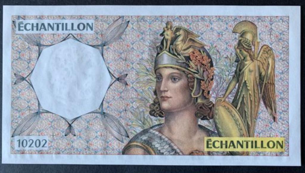 Billet échantillon pour DAB, Enlèvement ou Envoi, France, Billets en vrac