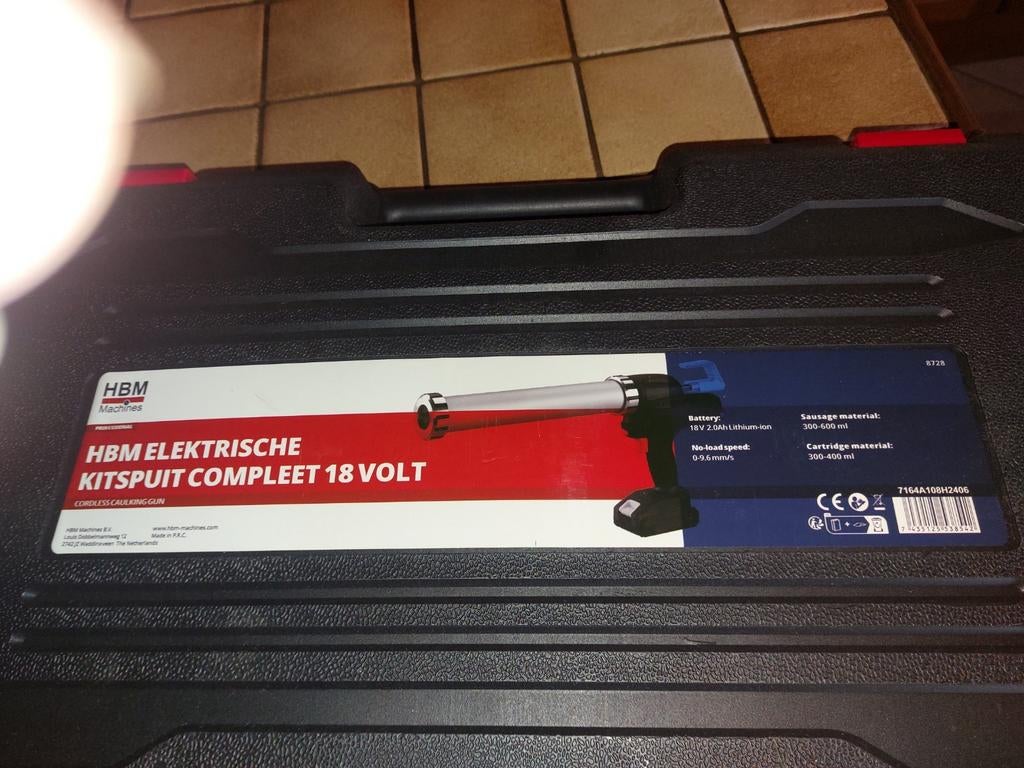 HBM Elektrische kitpistool, Enlèvement, Neuf