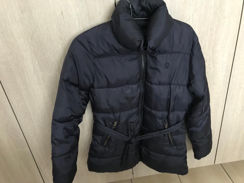 Winterjas dames maat M, Ophalen of Verzenden, Gedragen, Maat 38/40 (M), Blauw
