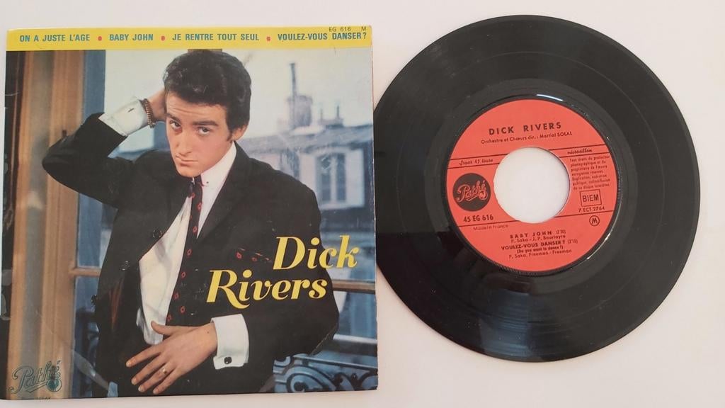 Dick Rivers  - On a juste l'âge  - Baby John, CD & DVD, Enlèvement ou Envoi, Utilisé, Pop rock