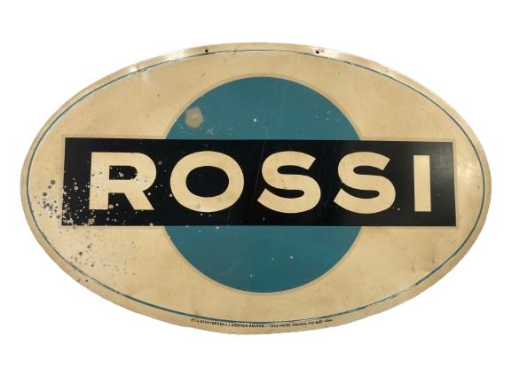 Vintage Rossi vermouth reclamebord – België – ca. 1954, Verzamelen, Reclamebord, Gebruikt, -, -