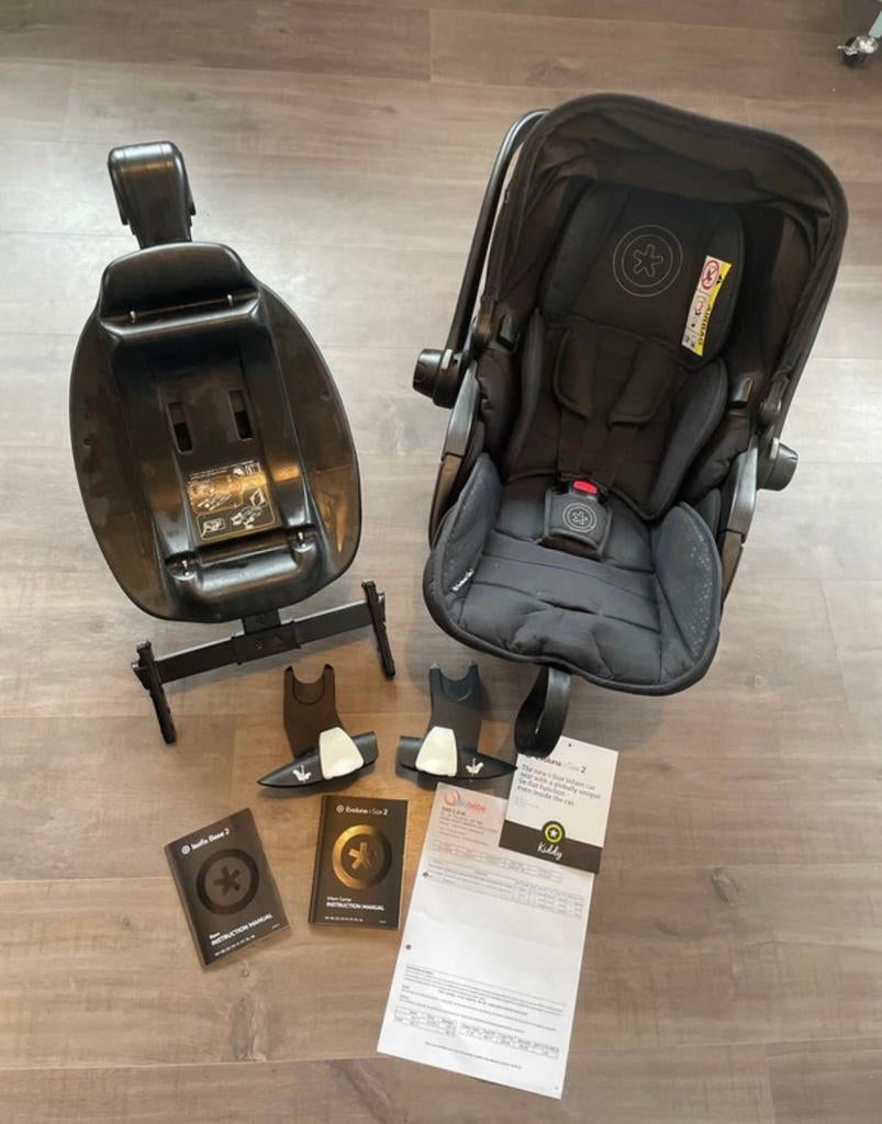 Kiddy Evoluna i-size 2 autostoelset + isofix-basis, Kinderen en Baby's, Gebruikt, Verstelbare rugleuning, Isofix, Ophalen