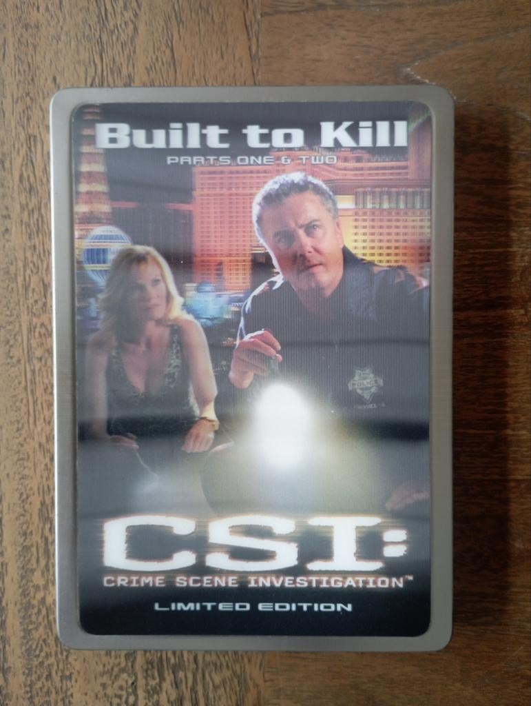 CSI: Built to kill part 1 & 2 steelcase, Coffret, Comme neuf, À partir de 12 ans, Détective et Thriller