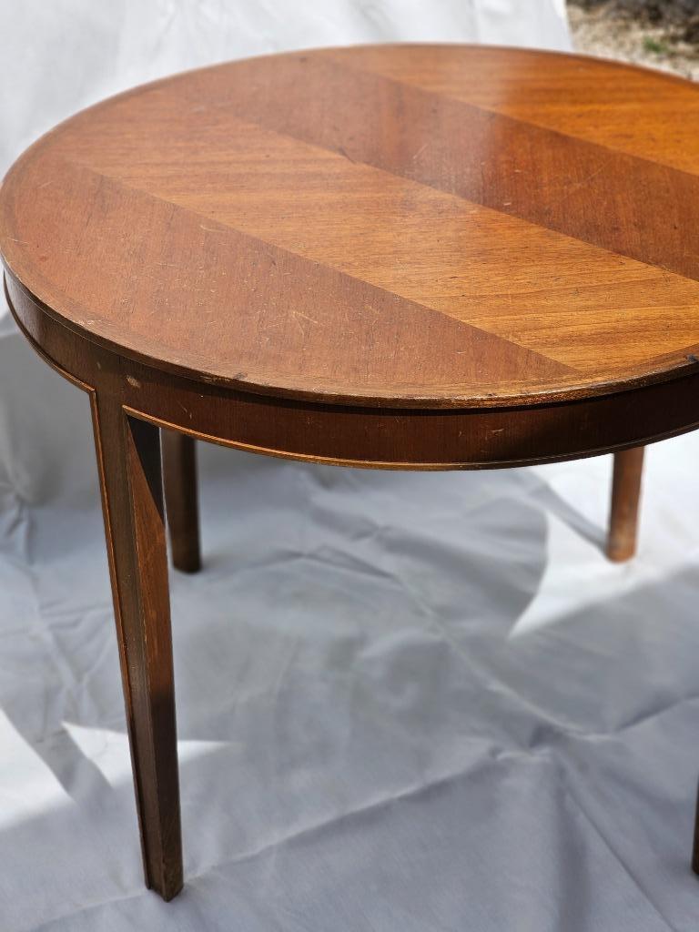 Antieke ronde bijzettafel, Antiek en Kunst, Ophalen