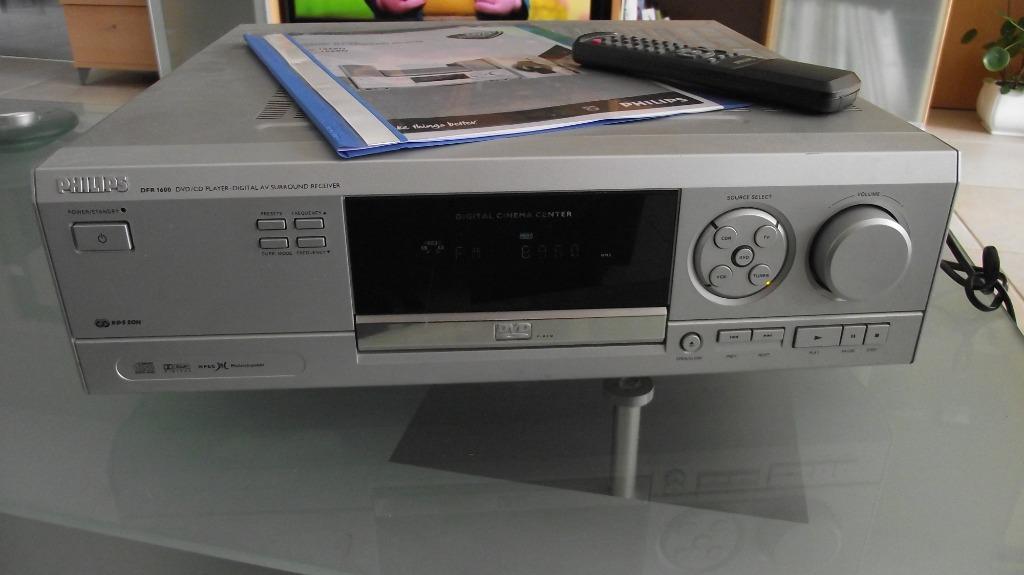 Philips DVD/CD player-Digital AV surround receiver DFR-1600, Ophalen of Verzenden, Philips