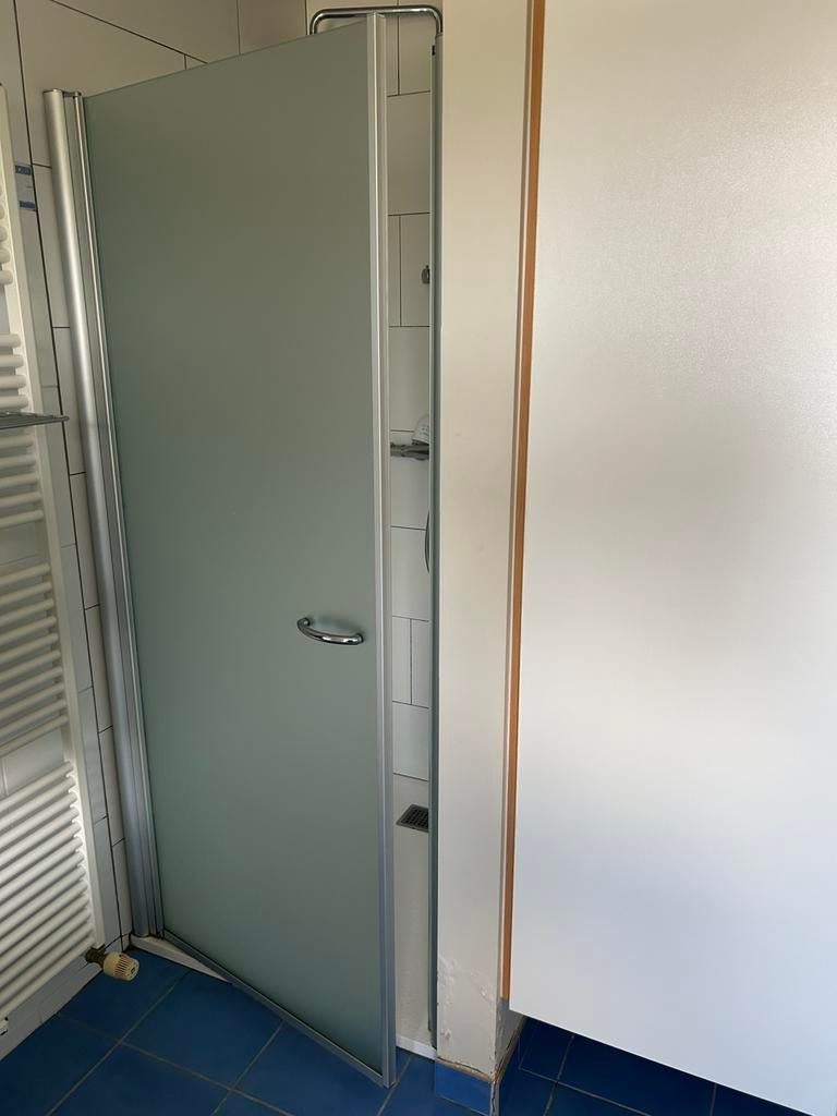 Porte de douche 90cm, Verre, Enlèvement, Autres types, Utilisé