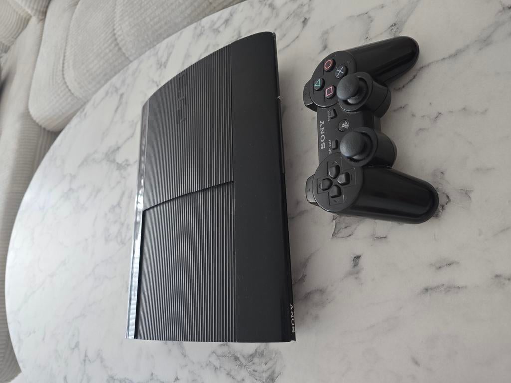 PS3 slim + 1 controller, Ophalen, Zo goed als nieuw, Slim