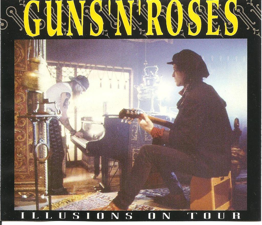 2 CD's - GUNS N' ROSES - illusions on Tour - Live in Biloxi, Envoi, Comme neuf