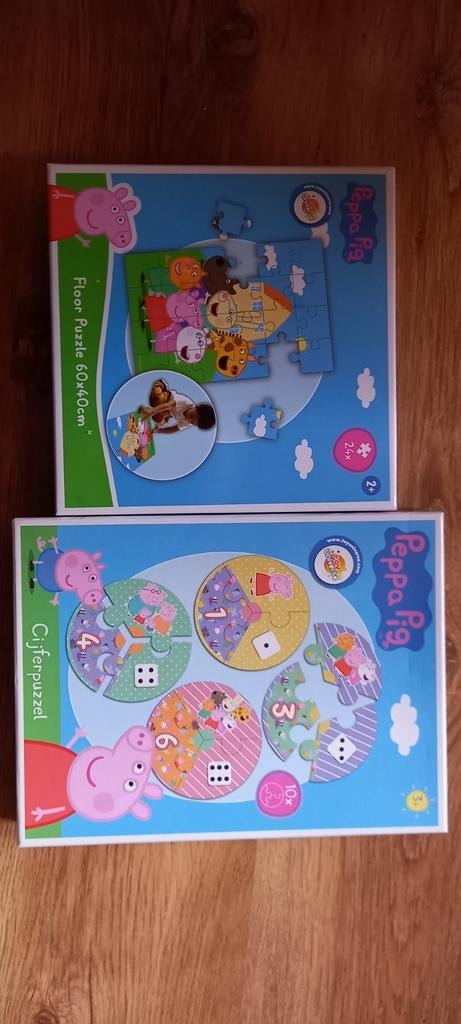 Pappa pig puzzels, Ophalen of Verzenden, Zo goed als nieuw, 2 tot 4 jaar