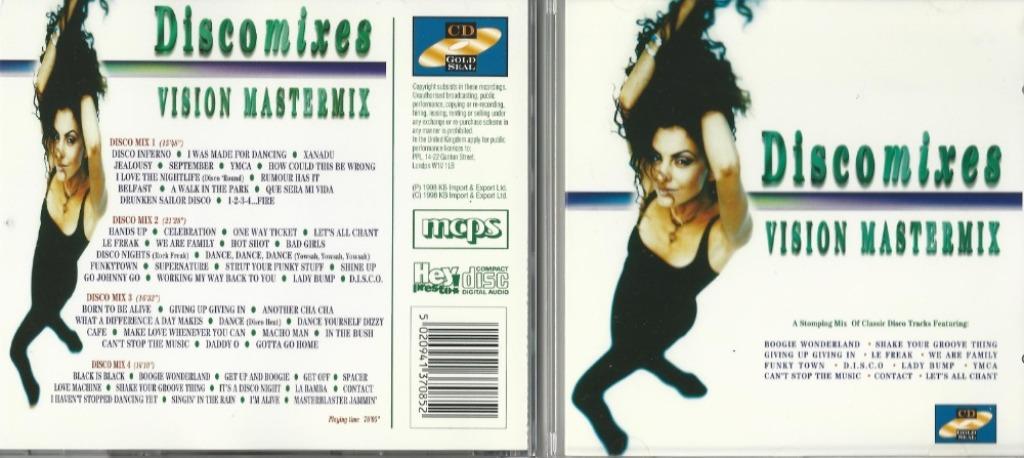 CD * DISCO MIXES - VISION MASTERMIX, Ophalen of Verzenden, Zo goed als nieuw, Disco
