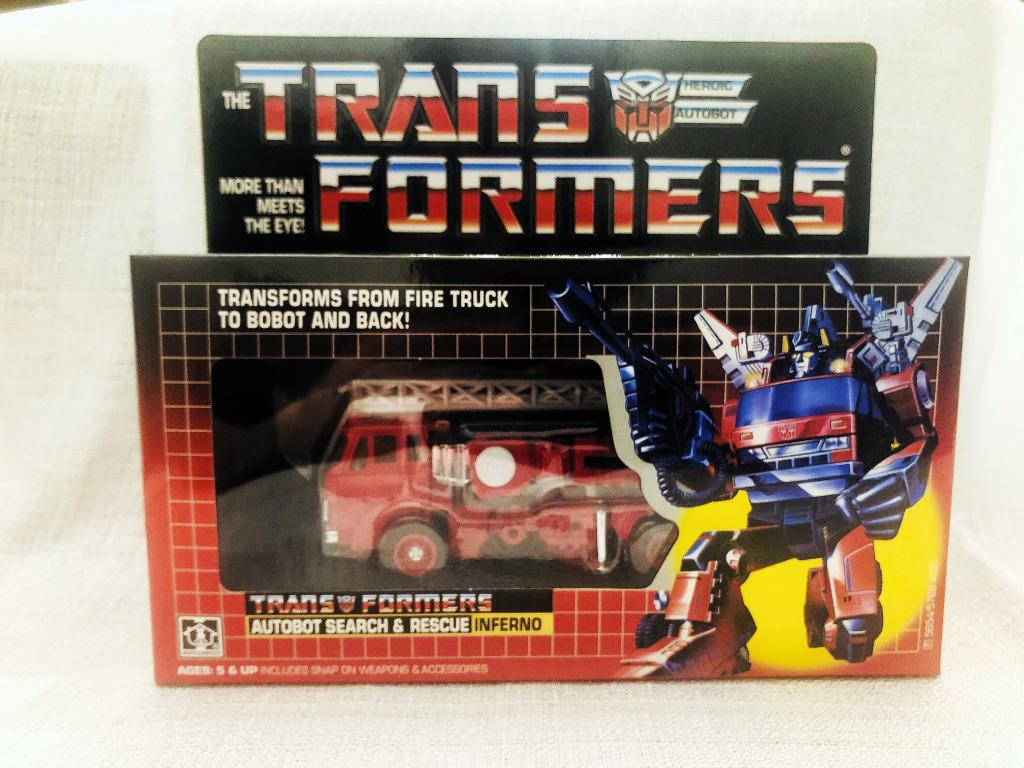 Transformers G1 Autobots Inferno en Boite 100%, G1, Enlèvement ou Envoi, Neuf, Autobots