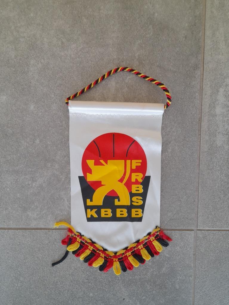 Basket Wimpel Belgie, Enlèvement ou Envoi, Utilisé, Fanion ou Écharpe