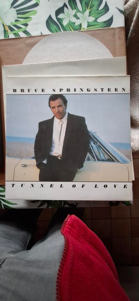 LP Bruce Springsteen - Tunnel of love, Enlèvement ou Envoi, Utilisé, 12 pouces