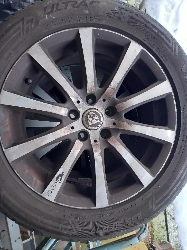 Velg met band, Gebruikt, Banden en Velgen, 17 inch, Ophalen of Verzenden
