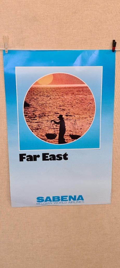 sabena affiche far east, Verzamelen, Ophalen of Verzenden