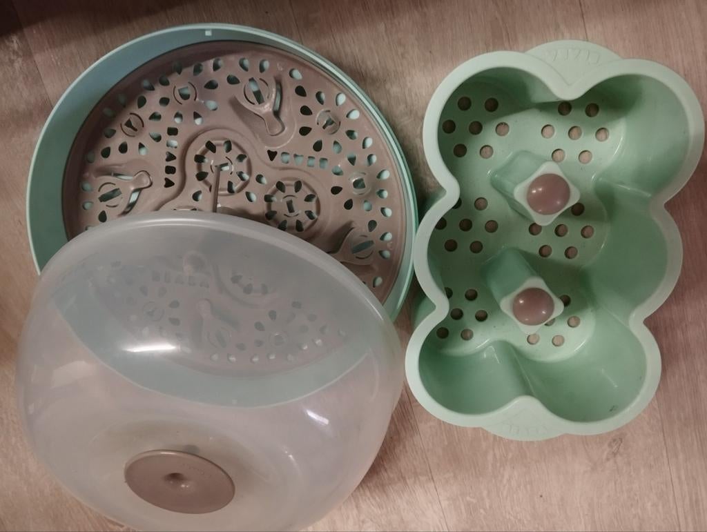 Flessen houder en flessen sterilisator voor de microgolfoven, Ophalen of Verzenden, Sterilisator