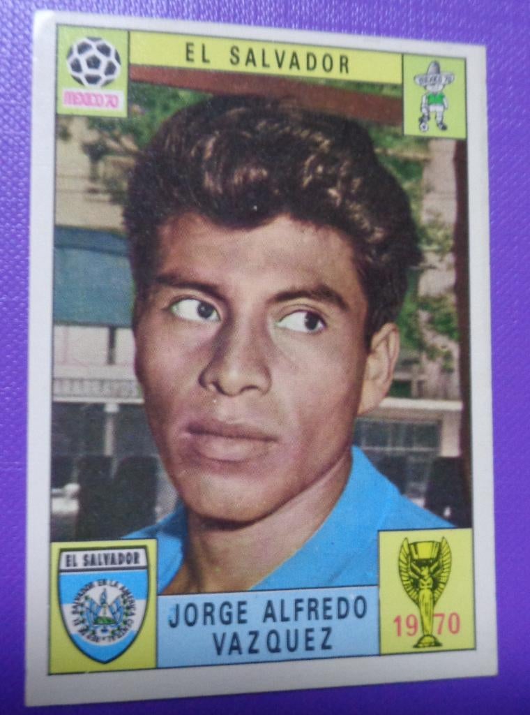 Carte Panini  Coupe du monde foot 1970 Mexique 70 VAZQUEZ, Envoi, Image