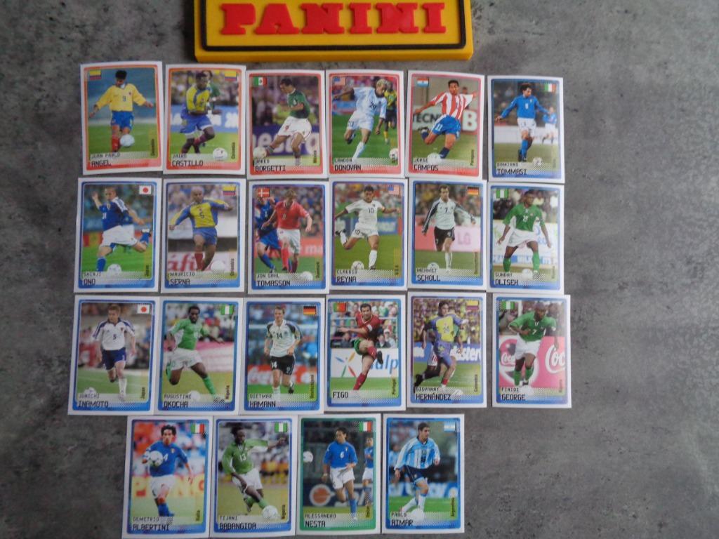 Panini voetbal stickers road to world cup 2002    22x  vers, Verzenden, Nieuw