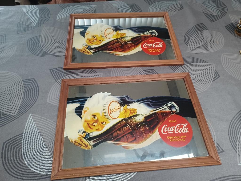 2026033: Deux miroirs Coca-Cola, Enlèvement, Utilisé