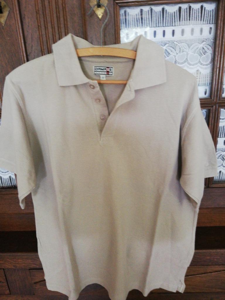 Polo homme Damage beige clair. Taille S, Ophalen of Verzenden, Zo goed als nieuw, Beige