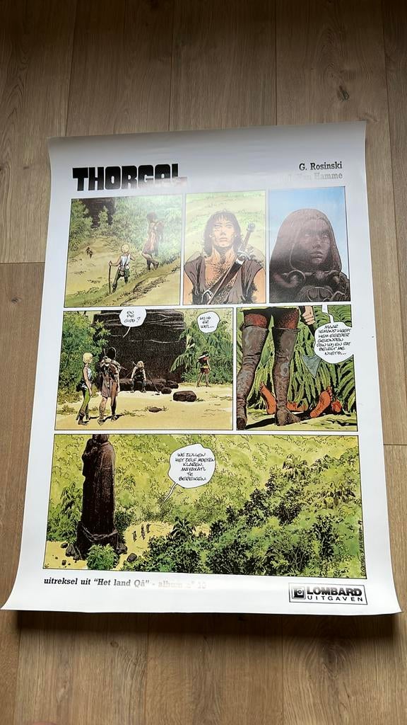 Rosinski thorgal affiche 1984, Collections, Enlèvement ou Envoi, Comme neuf