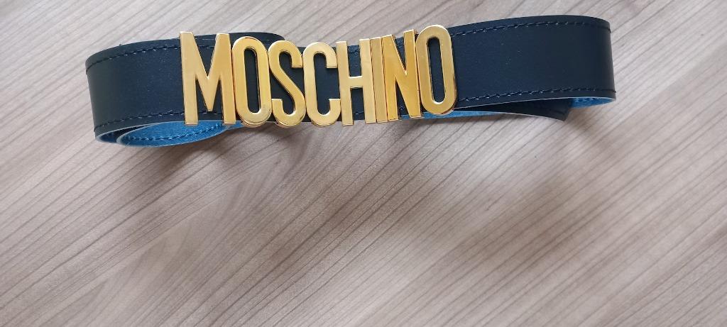 Moschino damesriem. Zo goed als nieuw., Overige kleuren, Echt leder, Tailleriem, Zo goed als nieuw