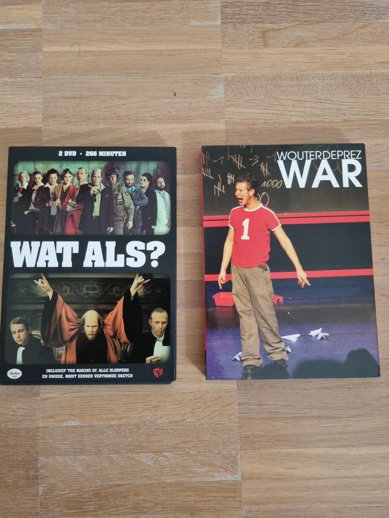 Dvd Wat als, dvd Wouter Deprez WAR, Cd's en Dvd's, Ophalen of Verzenden, Zo goed als nieuw