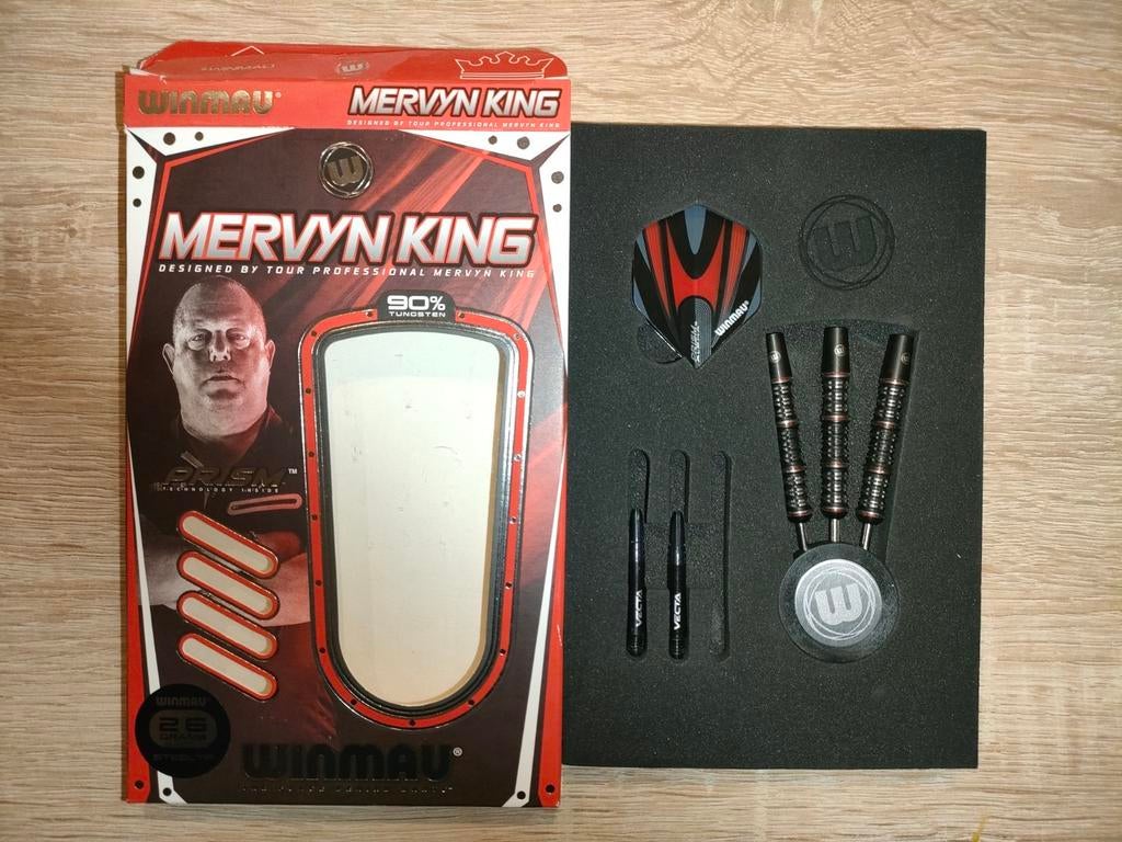 Mervyn King darts, Ophalen, Zo goed als nieuw, Flights