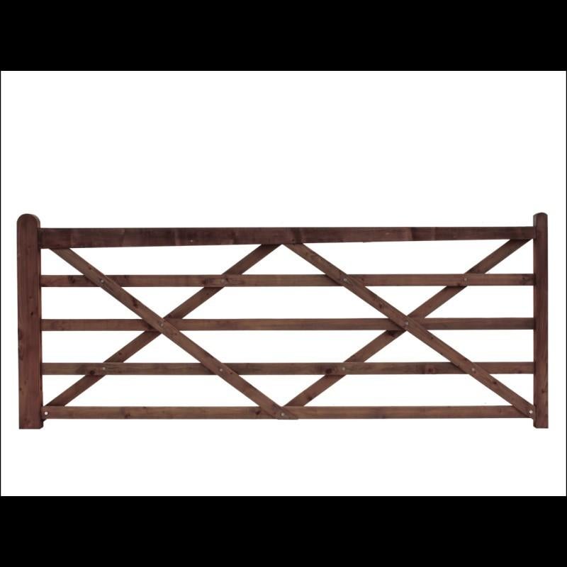 Weidepoort 3m tropisch hardhout, Jardin & Terrasse, Clôtures de jardin, Comme neuf, Bois, Enlèvement
