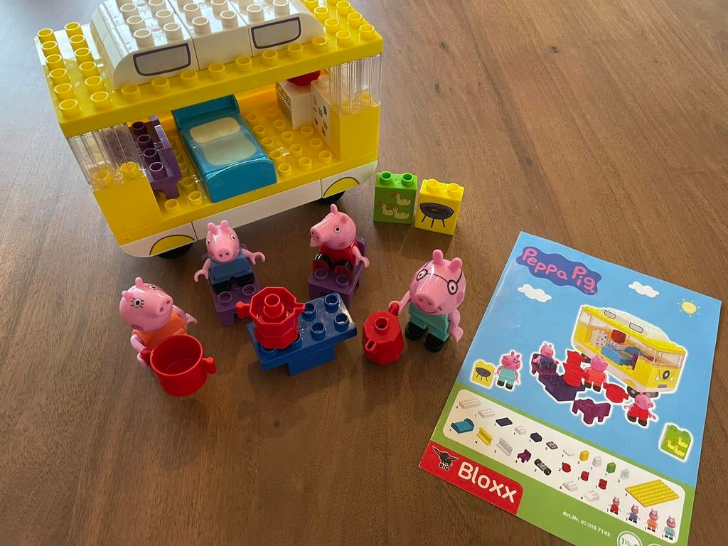 Bloxx Peppa Pig Camper set, Ophalen, Zo goed als nieuw, Overige merken
