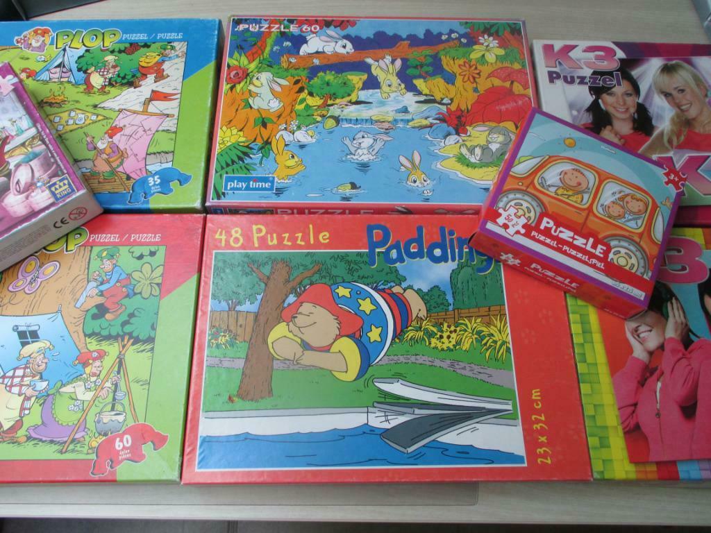 6 puzzels, Ophalen of Verzenden, Gebruikt, 4 tot 6 jaar