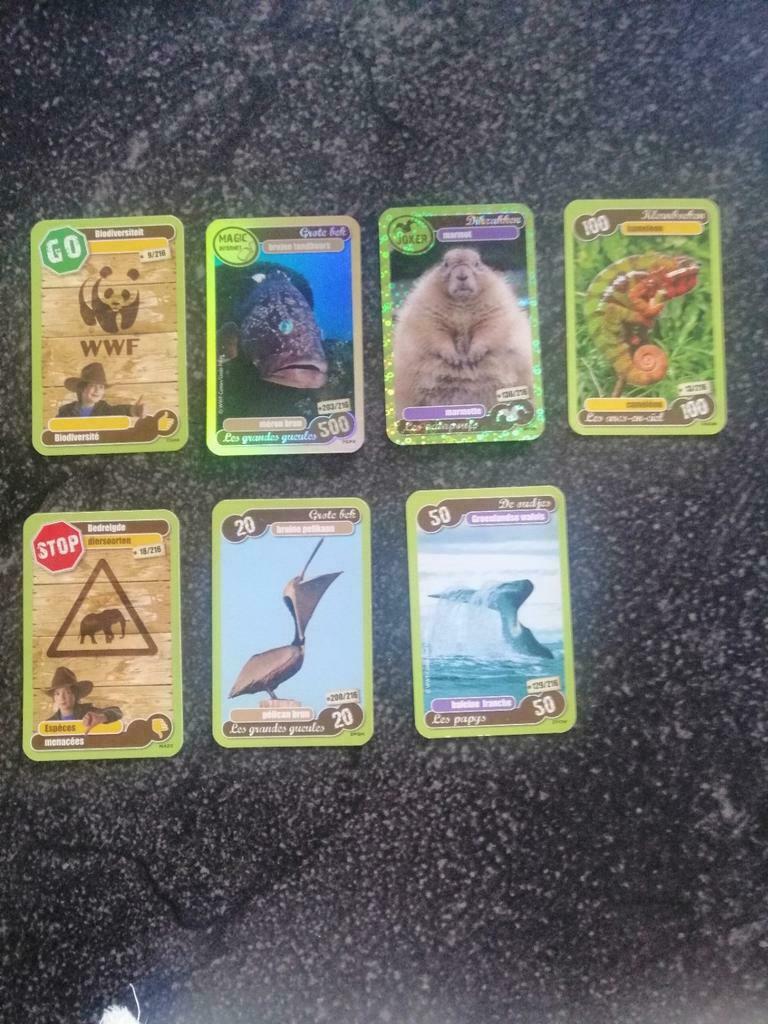 WWF kaartjes, Verzamelen, Supermarktacties, Ophalen of Verzenden