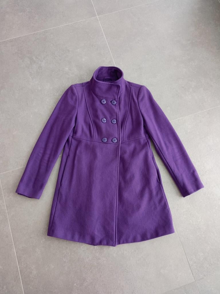 Manteau Benetton, Benetton, Taille 36 (S), Comme neuf, Violet