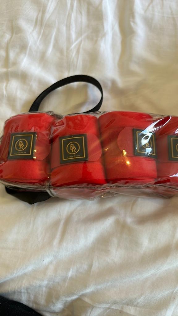 Polo Bandages - dressuur - Fleece - Pony - Floris Red, Dieren en Toebehoren, Ophalen, Nieuw, Rijden