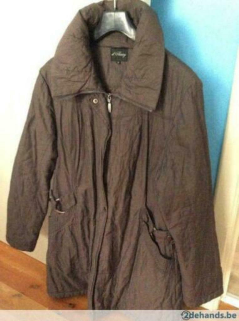 Damesjas maat 46/48, Kleding | Dames, Ophalen of Verzenden, Gedragen, Maat 46/48 (XL) of groter, Bruin