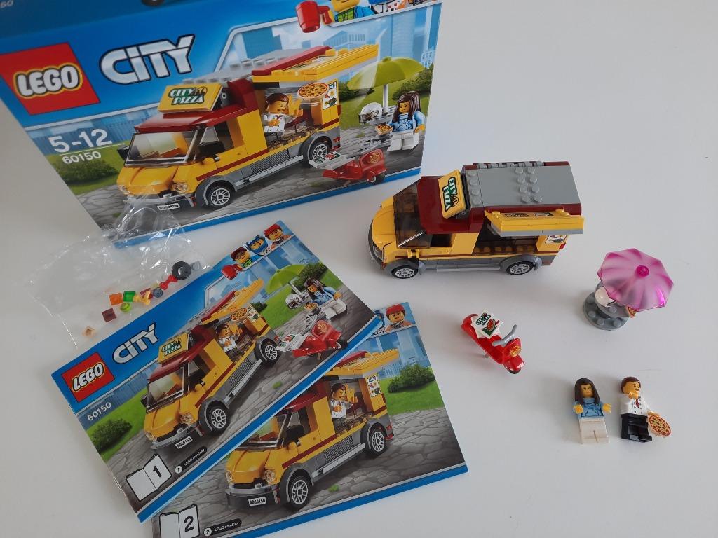 Lego City 60150 - Pizza bestelwagen, Ophalen of Verzenden, Zo goed als nieuw, Complete set, Lego