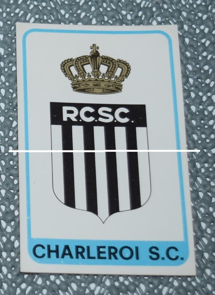 Panini/Football 1972 - 73/Emblème du RCSC Charleroi, Collections, Envoi, Comme neuf, Affiche, Image ou Autocollant
