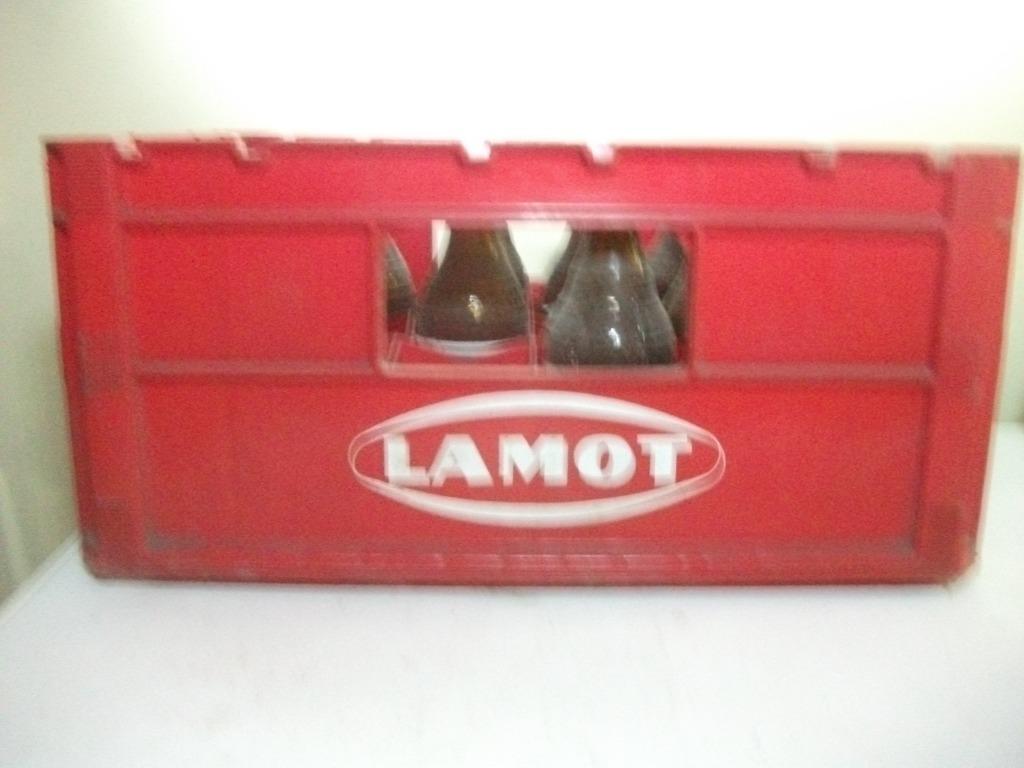 Oude bierbak Lamot - leeg, Verzamelen, Gebruikt, Overige typen, Overige merken