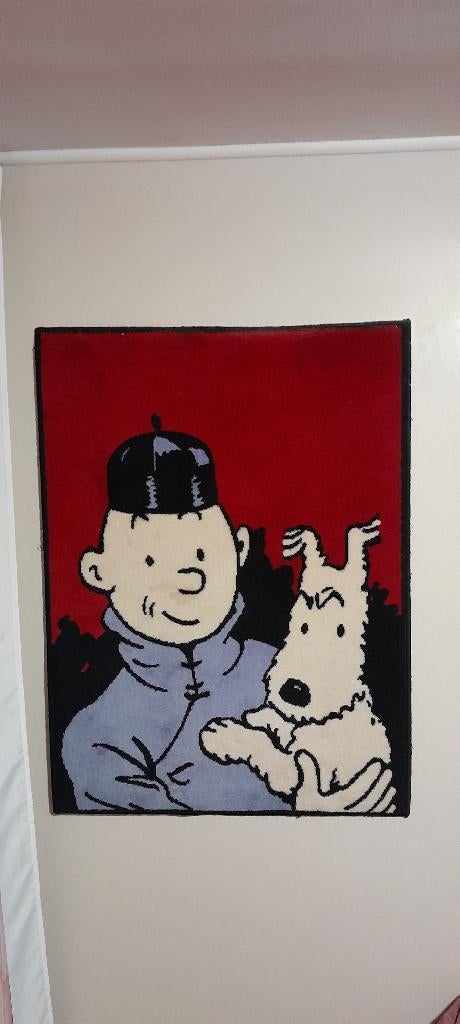 TAPIS TINTIN LE LOTUS BLEU MARQUE AXIS, Enlèvement, Comme neuf