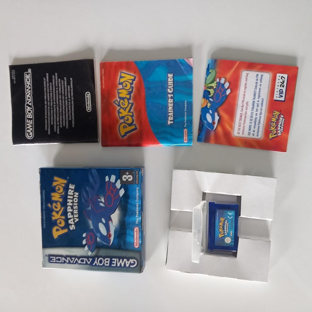 Pokémon Sapphire pour Nintendo Gameboy Advance, Consoles de jeu & Jeux vidéo, Jeux | Nintendo Game Boy, Enlèvement ou Envoi, Comme neuf
