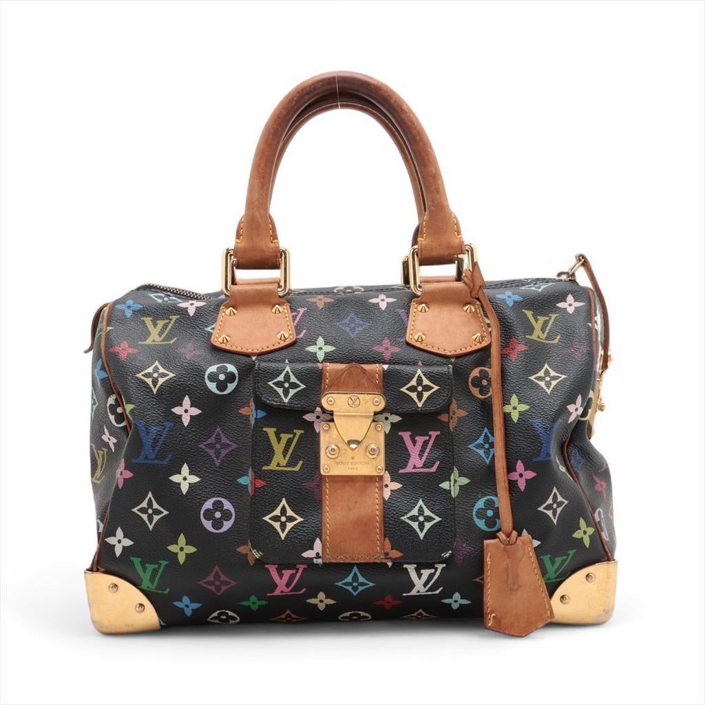 Louis Vuitton Speedy 30 Takashi Murakami, Bijoux, Sacs & Beauté, Sacs | Sacs Femme, Envoi, Utilisé, Noir, Sac à main