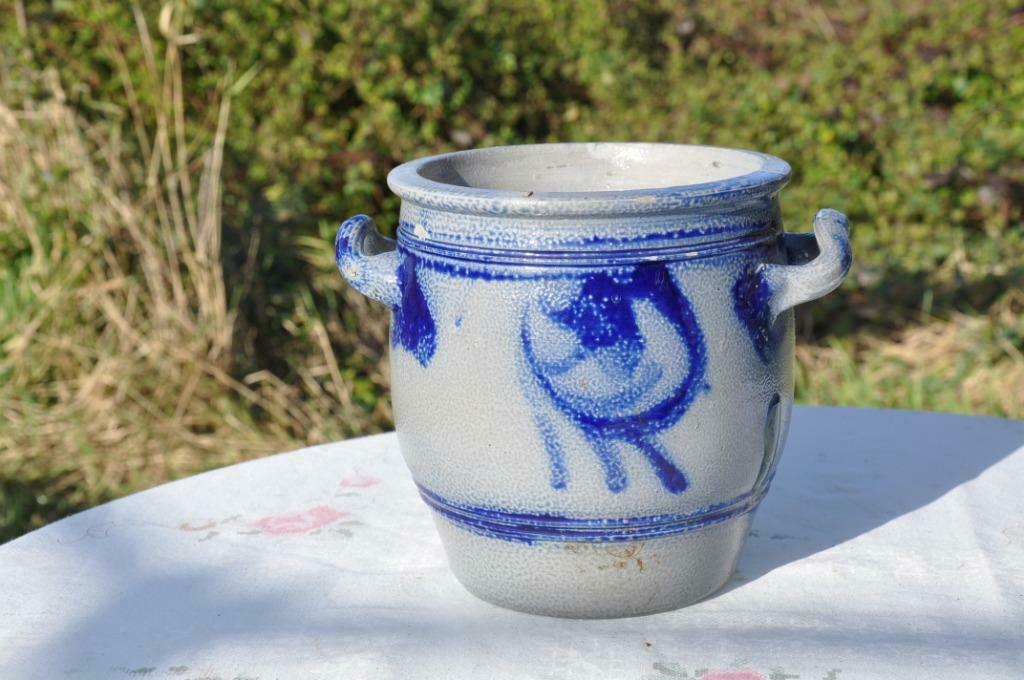 pot en gres gris bleu n3, Antiquités & Art, Enlèvement ou Envoi