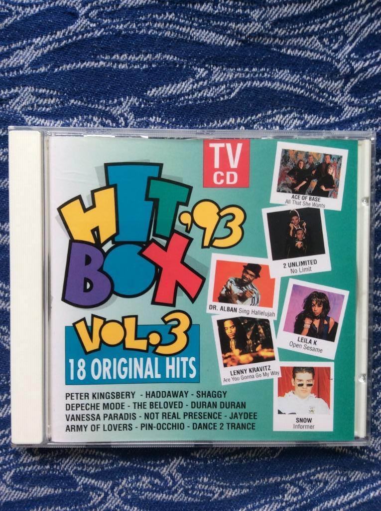 HITBOX' 93. VOL. 3., Cd's en Dvd's, Ophalen of Verzenden, Zo goed als nieuw