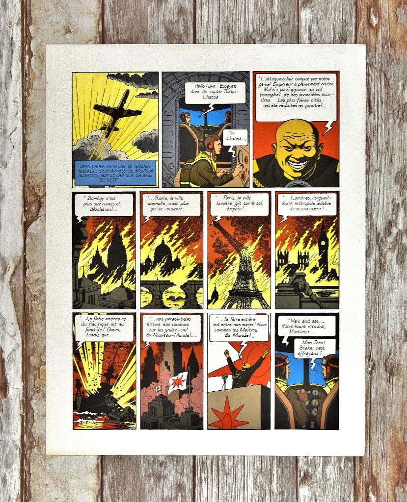 Blake et Mortimer - Le secret de l'espadon - sérigraphie 1, Enlèvement ou Envoi, Neuf