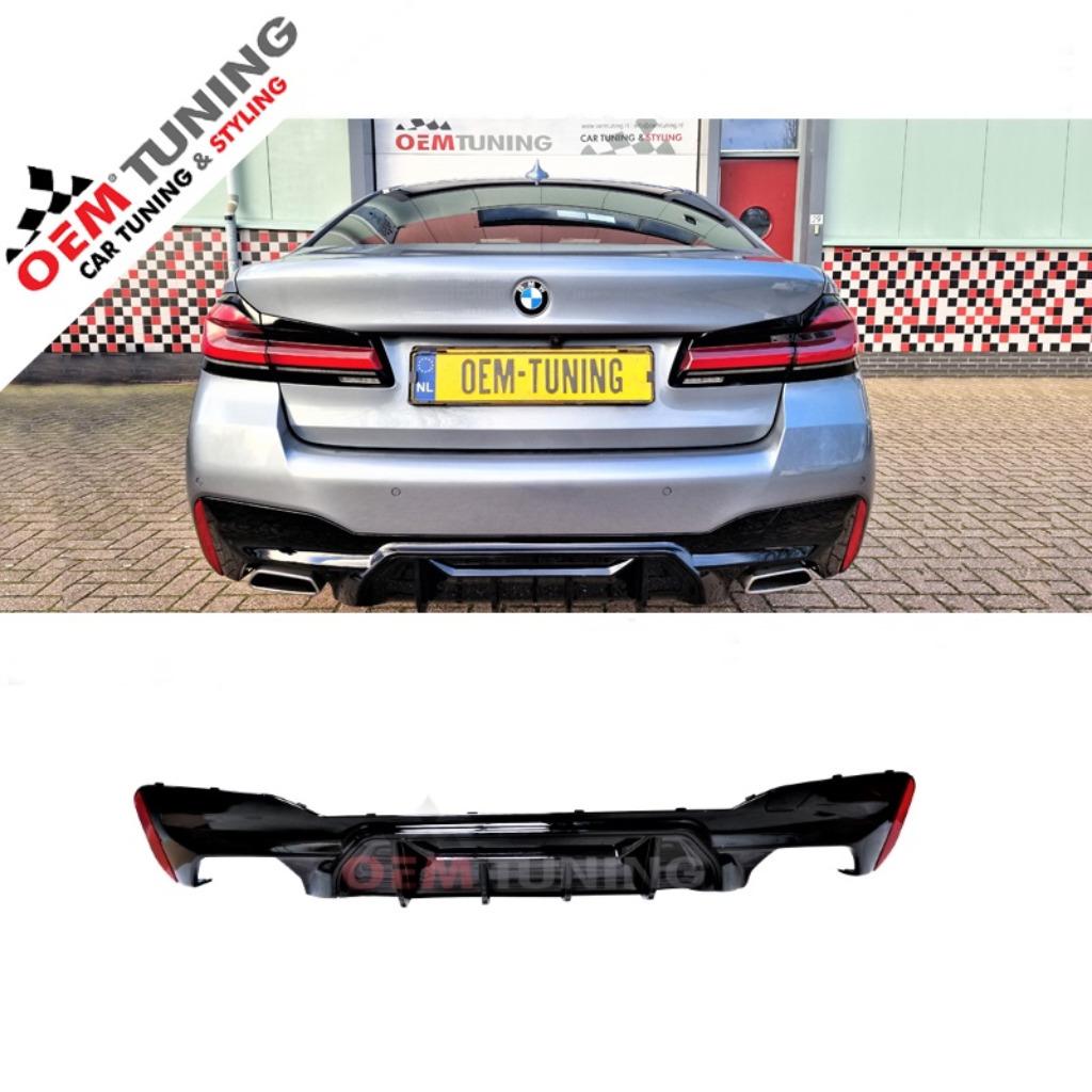 M5 Comp Style Diffuser G30/G31 M‑Tech Hoogglans Zwart, Nieuw, Ophalen of Verzenden, Achter, Bumper