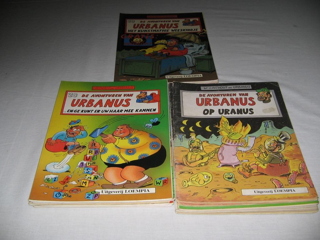Pakketje strips van Urbanus, Boeken, Stripverhalen, Meerdere stripboeken, Ophalen of Verzenden, Linthout en Urbanus