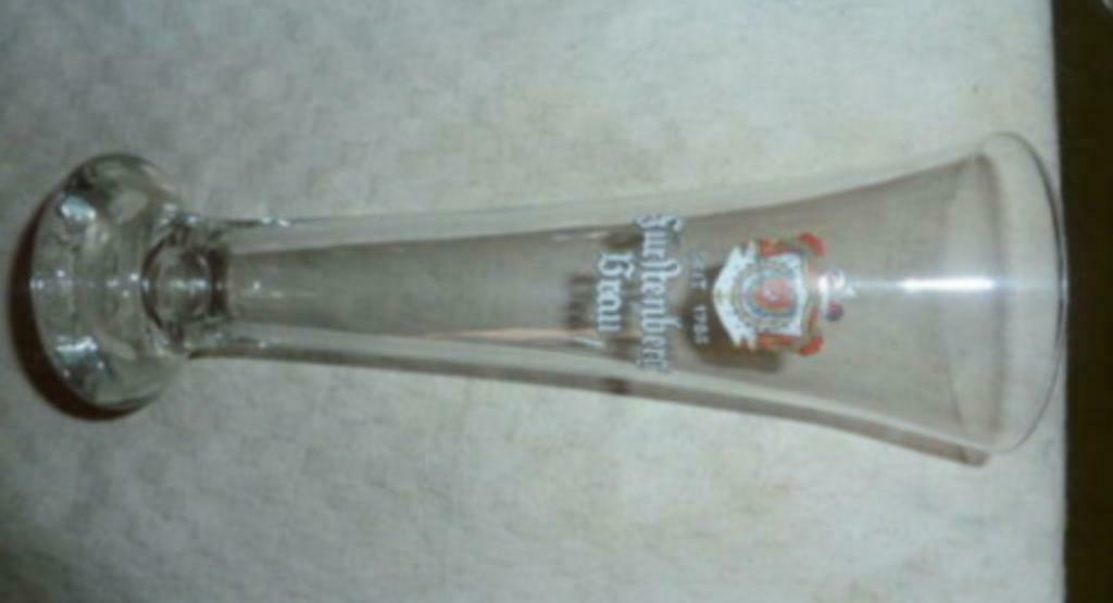 #B bier glas FÜRSTENBERG BRÄU Seit 1705 0,25L, Enlèvement ou Envoi, Utilisé, Verre à bière